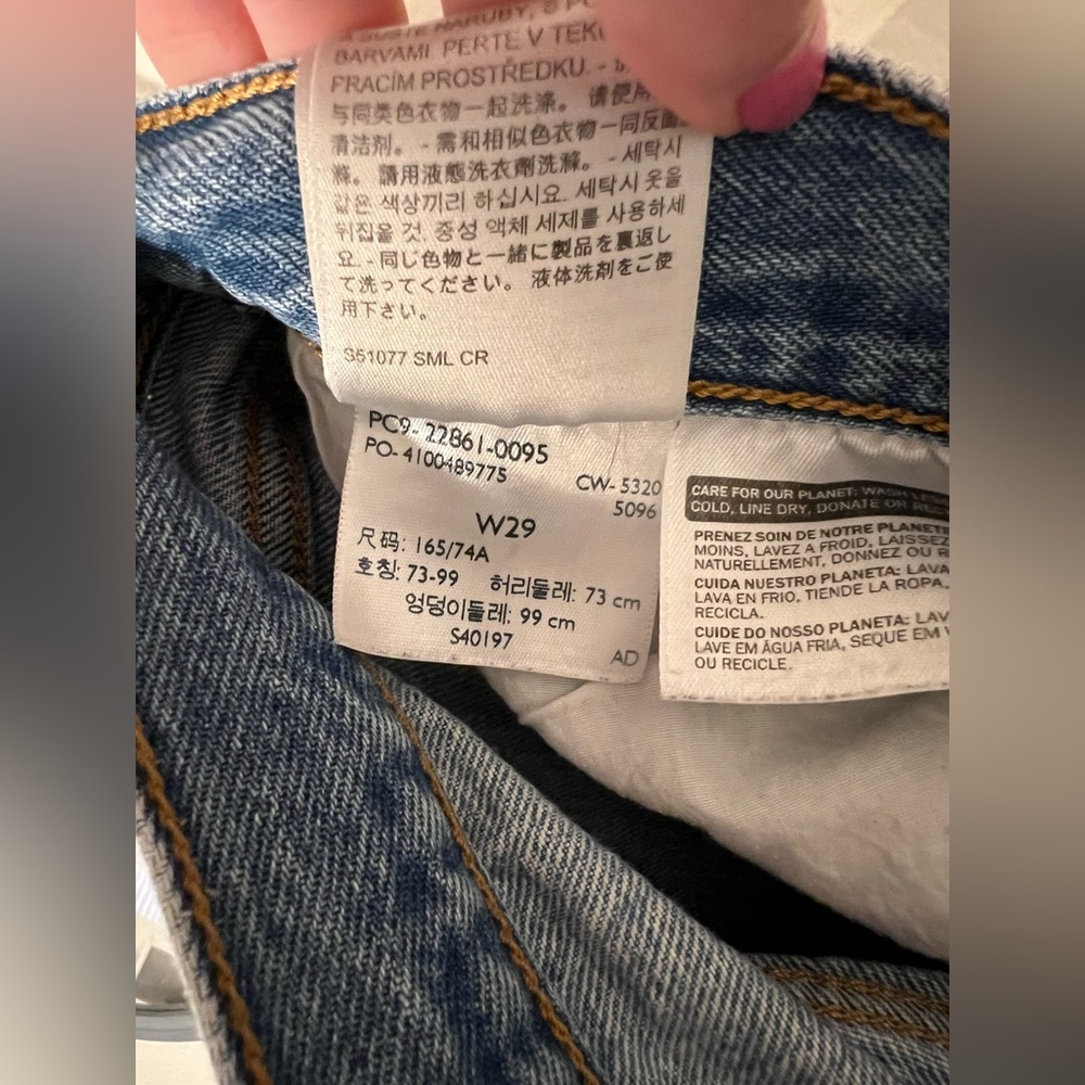 Levis Wedgie sz 29 - Picture 6 of 10